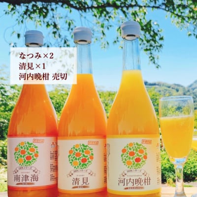 【愛媛県産】果汁100%みかんジュース3本 媛果マルシェオリジナル!