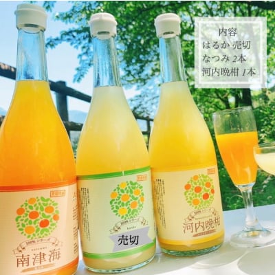 【愛媛県産】果汁100%みかんジュース3本 媛果マルシェオリジナル!