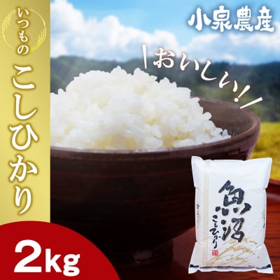 いつものこしひかり|白米【2kg】×2