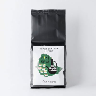 《送料込み》エチオピアコーヒー ロースト豆 グジ ブレホラ ナチュラル 200g【Ethiopian Coffee House】