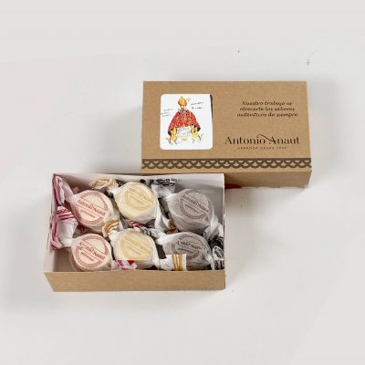 【3種アソート】幸せになれるスペインのお菓子 ポルボロン シナモン/レモン/ココア 各4個/12個入